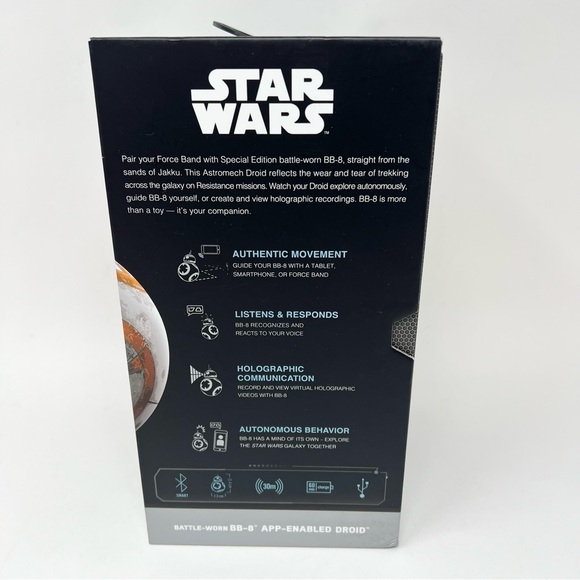 Disney Star Wars Sphero BB-8 Special Edition Droid Force Band Battle Worn - Picture 6 of 15